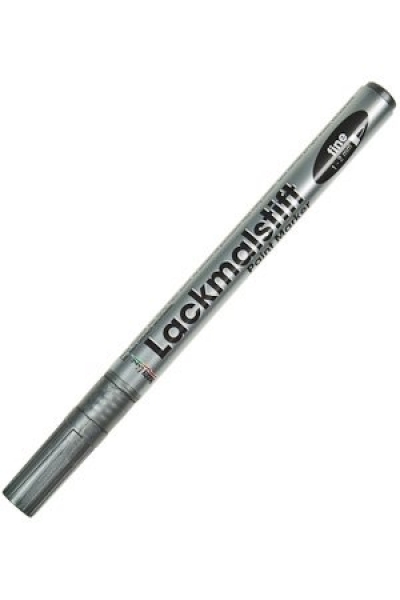 Lackmalstift fine silber, Strichstärke 1-2mm